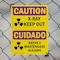 Signmission Radiation & Laser Sign, 10 in H x 7 in W, Plastic, Rectangle OS-2PACK-CR-P-710-L-10199 - alternate 5
